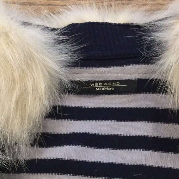 Weekend MaxMara Rabbit Fur Knit Cardigan SZ S - Picture 9 of 10